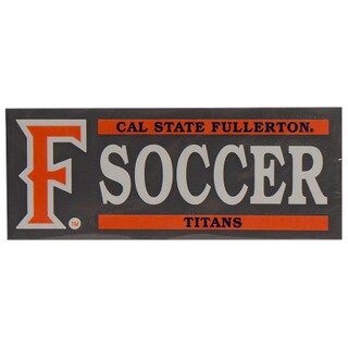 Jardine CSUF Soccer Vinyl Decal